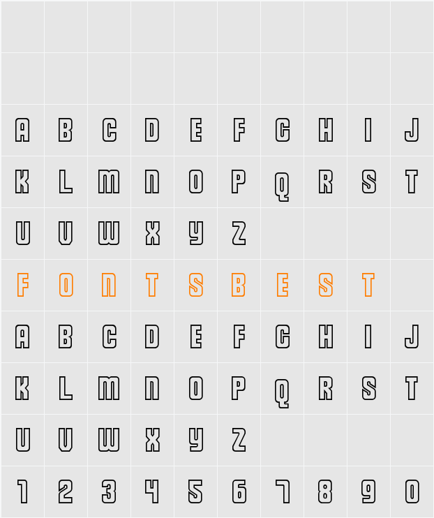 Diskun Character Map