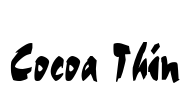 Cocoa Thin