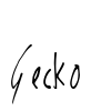 Gecko Font Image
