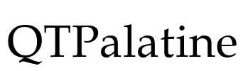 QTPalatine Font Image