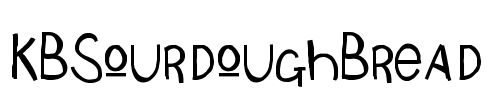 KBSourdoughBread Font Image