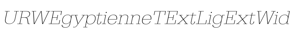 URWEgyptienneTExtLigExtWid