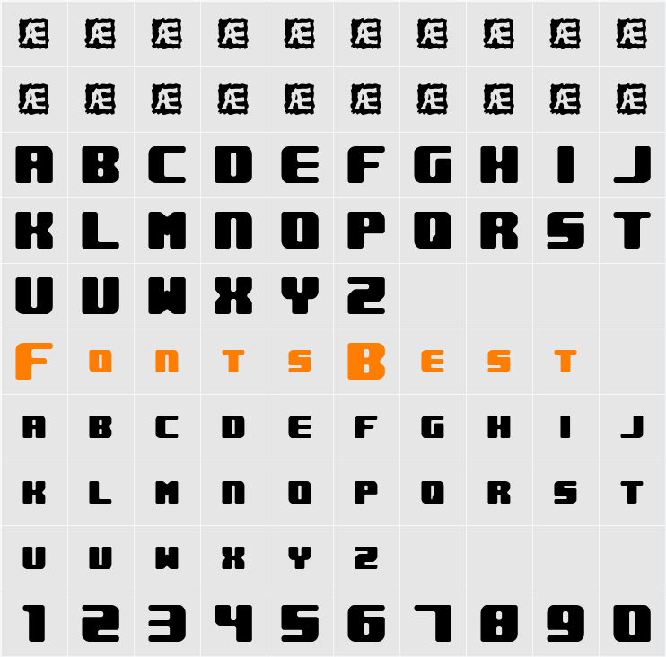 Underwhelmed BRK Character Map
