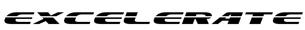 Excelerate Font Image