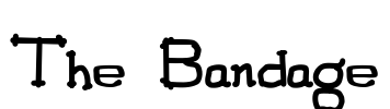The Bandage Font Image