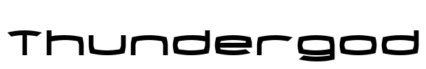Thundergod Font Image