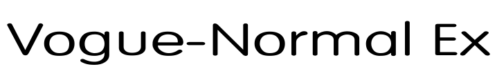 Vogue-Normal Ex Font Image