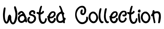 Wasted Collection Font Image