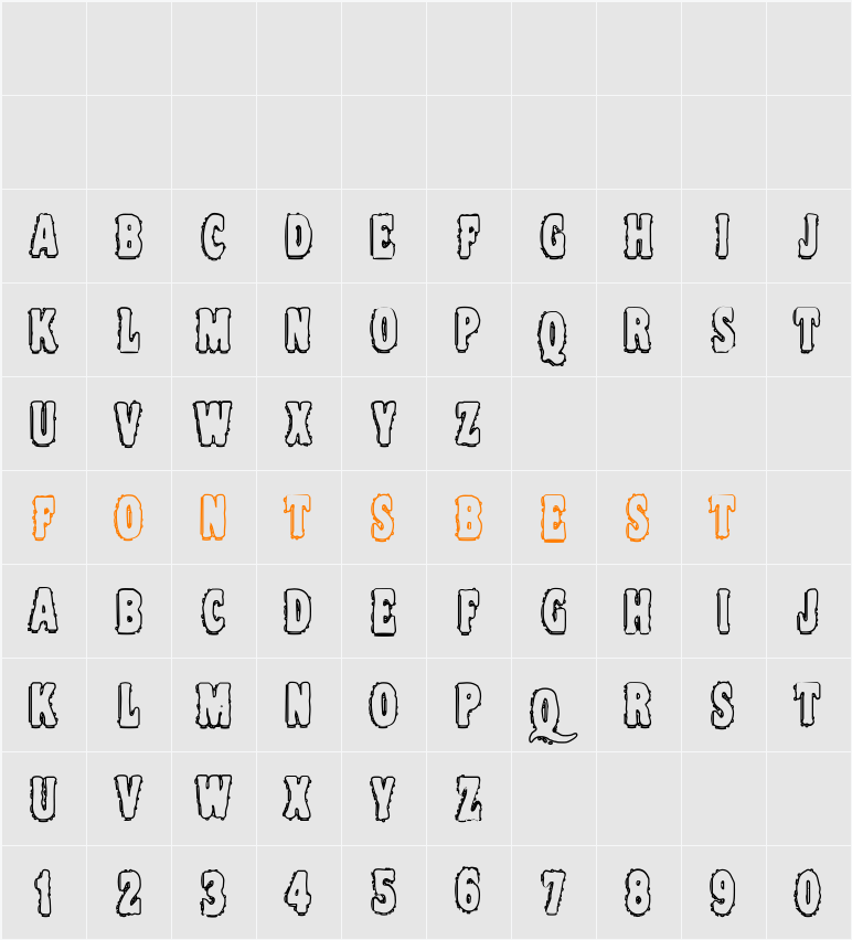 VTC NightOfTheDrippyDeadOuttie Character Map