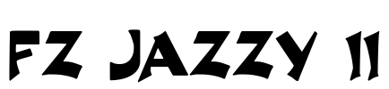 FZ JAZZY 11 Font Image