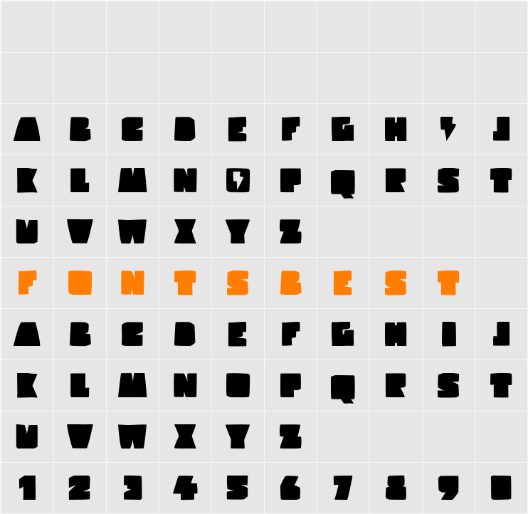 Hard Rock Kids Character Map