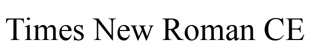 Times New Roman CE