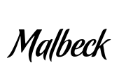 Malbeck Font Image