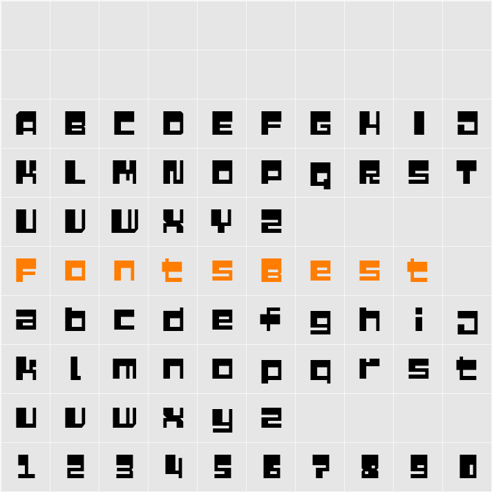 QuaziMode Character Map