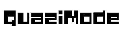QuaziMode Font Image