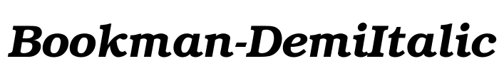 Bookman-DemiItalic
