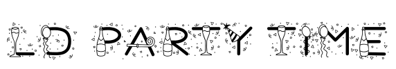 LD Party Time Font Image