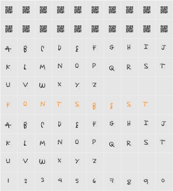 TasteBomb Character Map