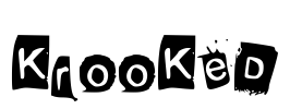 KrooKed Font Image