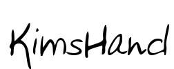 KimsHand Font Image