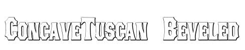 ConcaveTuscan Beveled