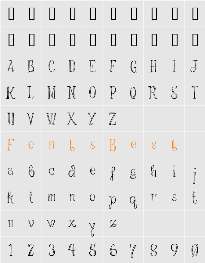 Omatic Character Map