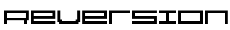 Reversion Font Image