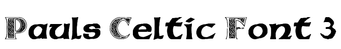 Pauls Celtic Font 3