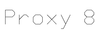 Proxy 8 Font Image