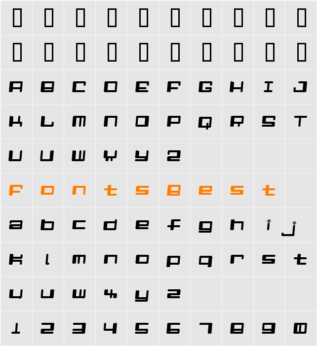 JI-Pranks Character Map