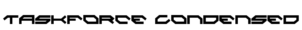 Taskforce Condensed Font Image