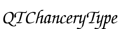 QTChanceryType Font Image