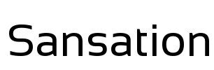 Sansation Font Image