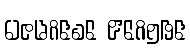 Orbital Flight Font Image