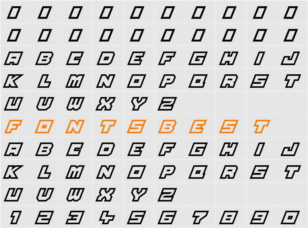 Full Pack 2025 Character Map