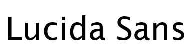 Lucida Sans