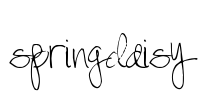SpringDaisy Font Image