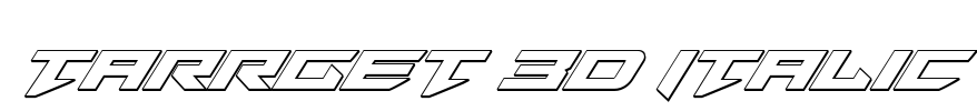 Tarrget 3D Italic