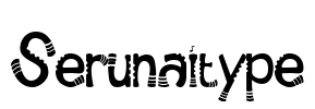 Serunaitype Font Image