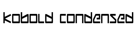 Kobold Condensed Font Image