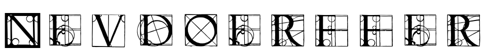 Neudoerffer Font Image