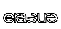 Erasure Font Image
