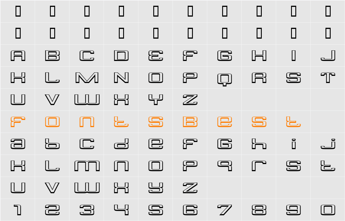 Yadou Character Map