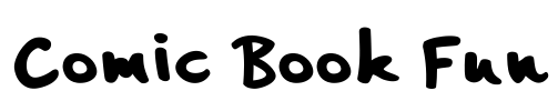 Comic Book Fun Font Image