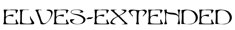 Elves-Extended Font Image