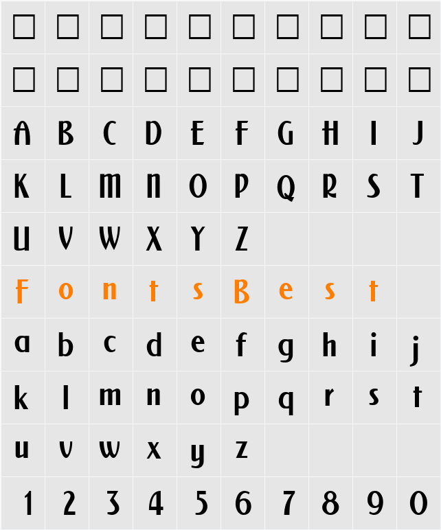 NewForum Character Map
