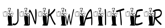 JNKWAITER Font Image
