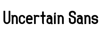 Uncertain Sans