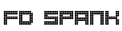 FD Spank Font Image