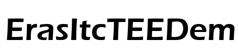 ErasItcTEEDem Font Image